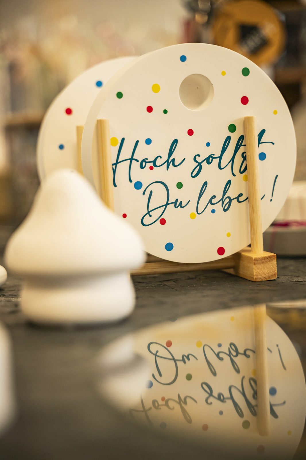 Handgemachte Holzdeko zum Geburtstag in der Werkstadt Vechta