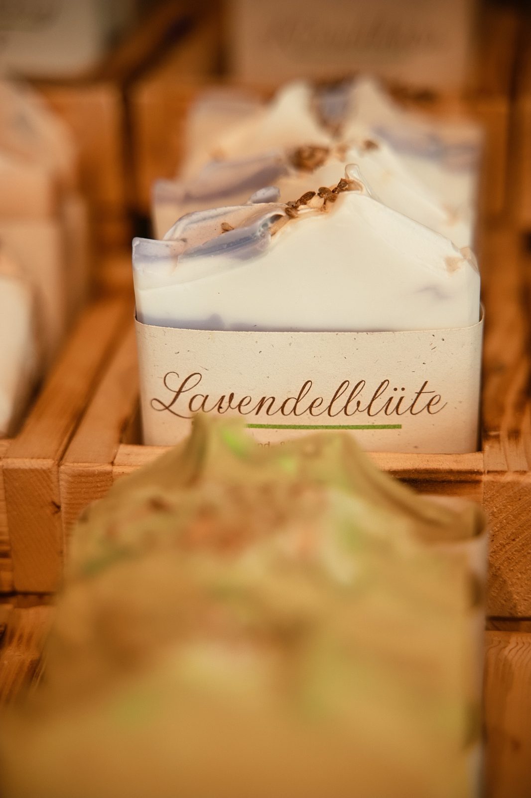 Handgemachte Lavendelseife in der Werkstadt Vechta